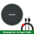 30W Fast Wireless Charger Pad – Qi Charging Dock for iPhone 15/14/13/12 Pro Max, Samsung S23/S22, Xiaomi, Huawei