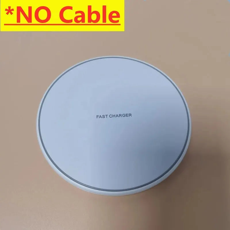 30W Fast Wireless Charger Pad – Qi Charging Dock for iPhone 15/14/13/12 Pro Max, Samsung S23/S22, Xiaomi, Huawei