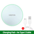 30W Fast Wireless Charger Pad – Qi Charging Dock for iPhone 15/14/13/12 Pro Max, Samsung S23/S22, Xiaomi, Huawei