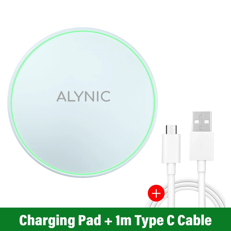 30W Fast Wireless Charger Pad – Qi Charging Dock for iPhone 15/14/13/12 Pro Max, Samsung S23/S22, Xiaomi, Huawei