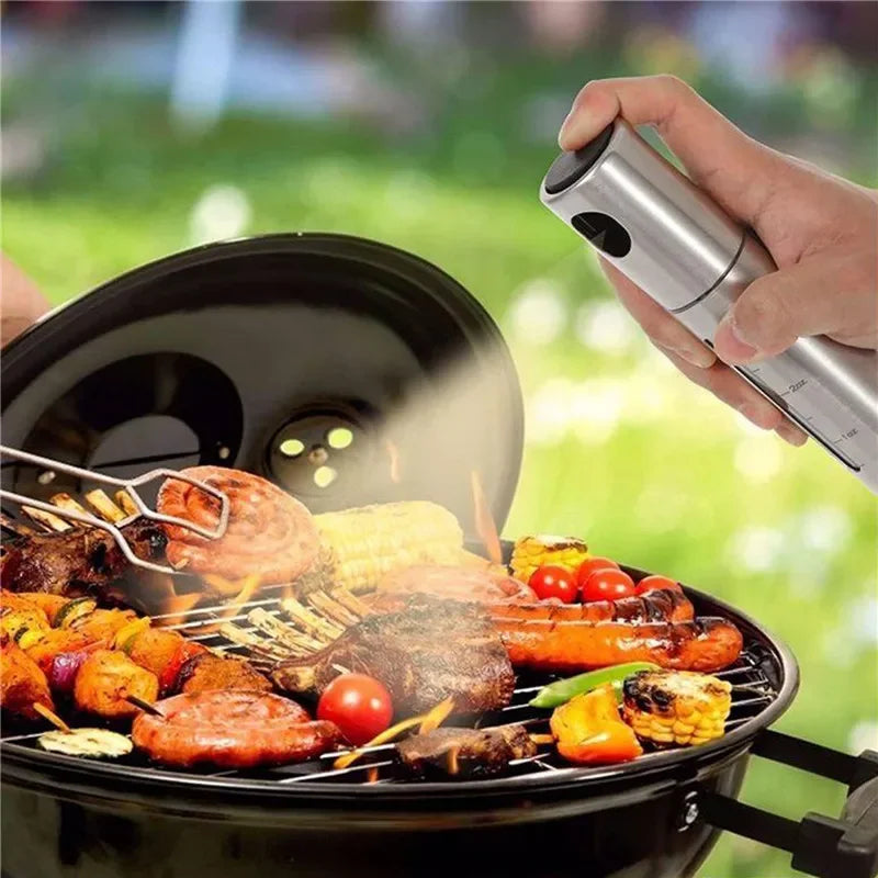 Healthy Cooking Oil Sprayer – 304 Stainless Steel Olive Oil & Vinegar Spray Bottle for BBQ & Kitchen Use