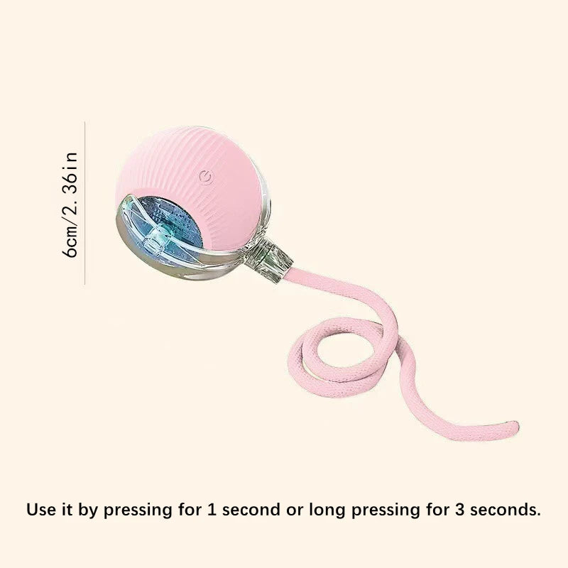 Smart Interactive Pet Toy Ball – USB Rechargeable Automatic Bouncing Ball for Dogs & Cats